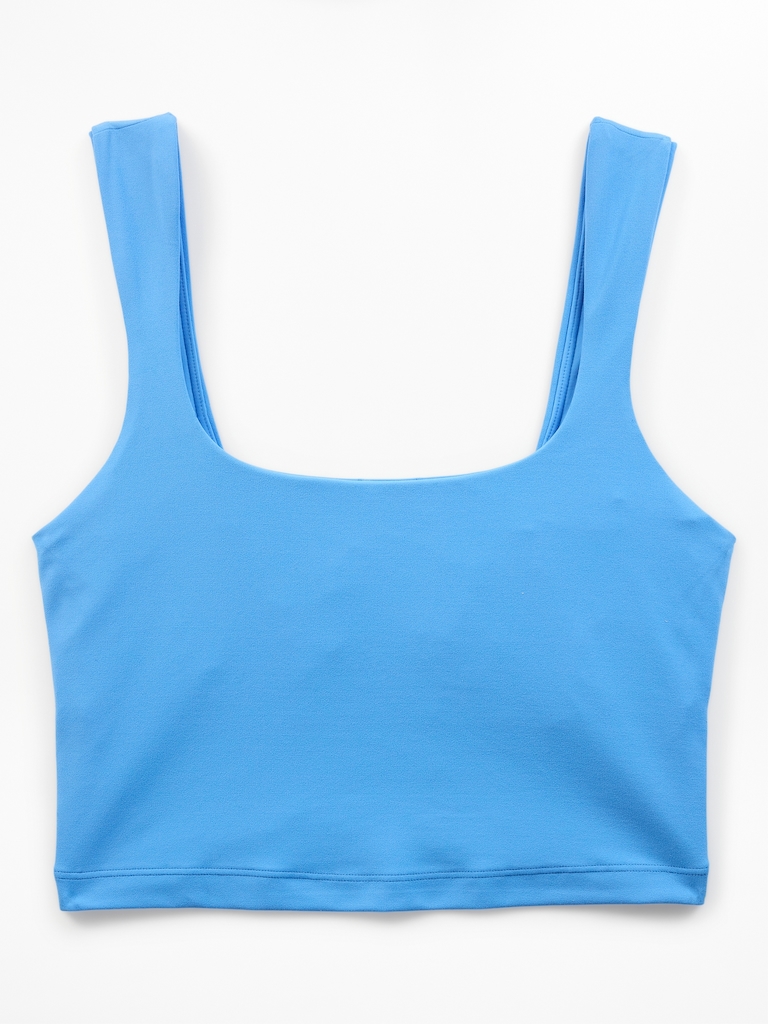 Transcend Square Neck Crop Sports Bra A-C