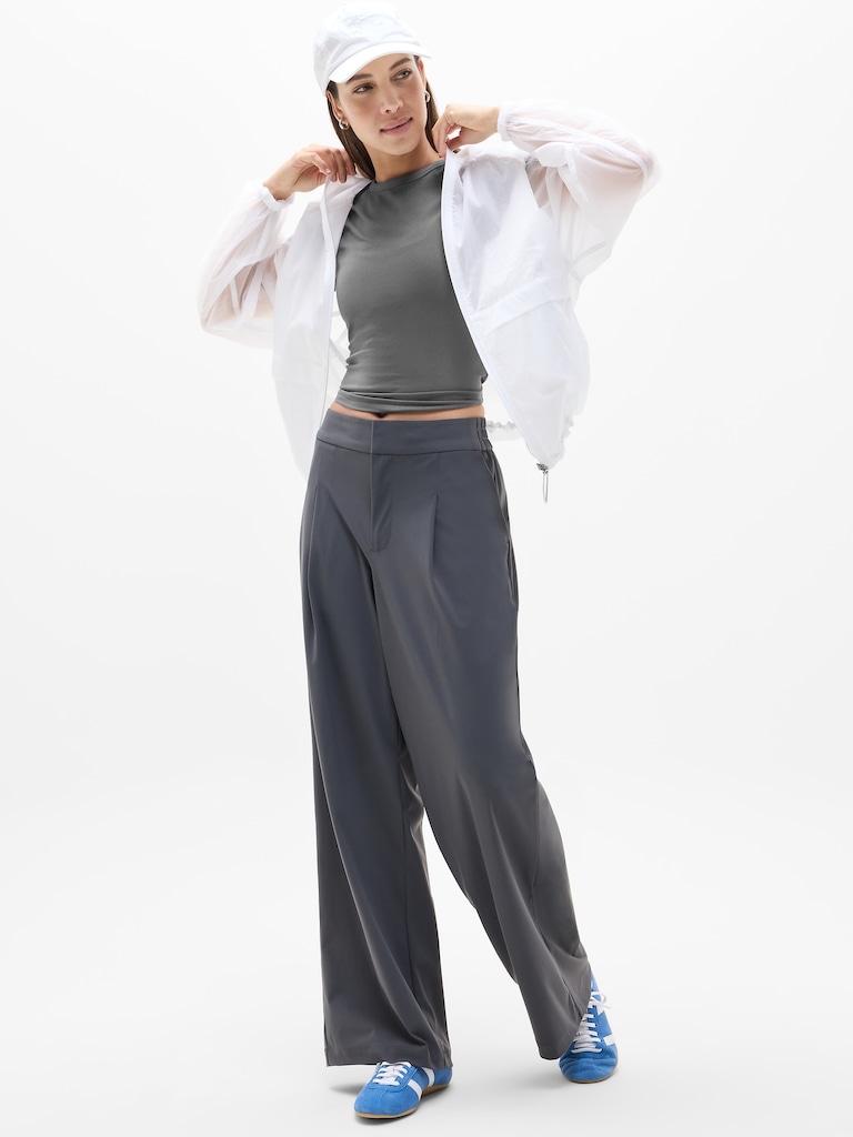 Signature Rib Crop Tee