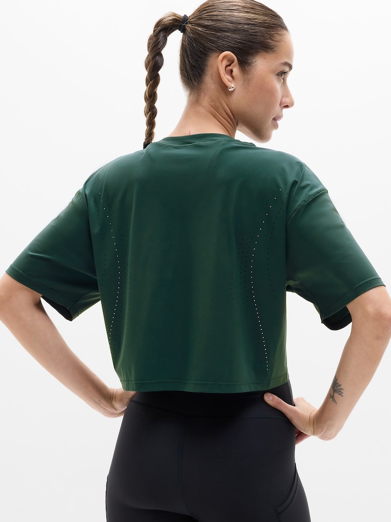 Ultimate Lasercut Crop Tee