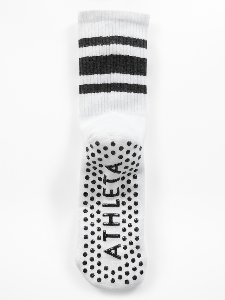 Athleta Pilates Gripper Crew Sock