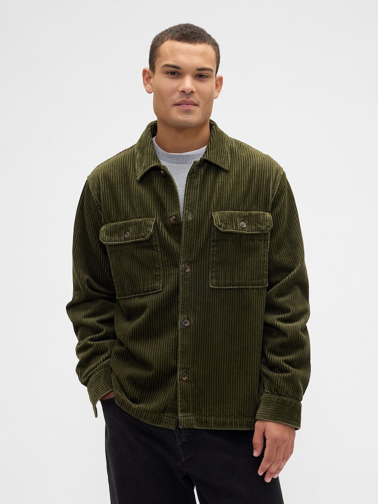 Relaxed Corduroy Overshirt