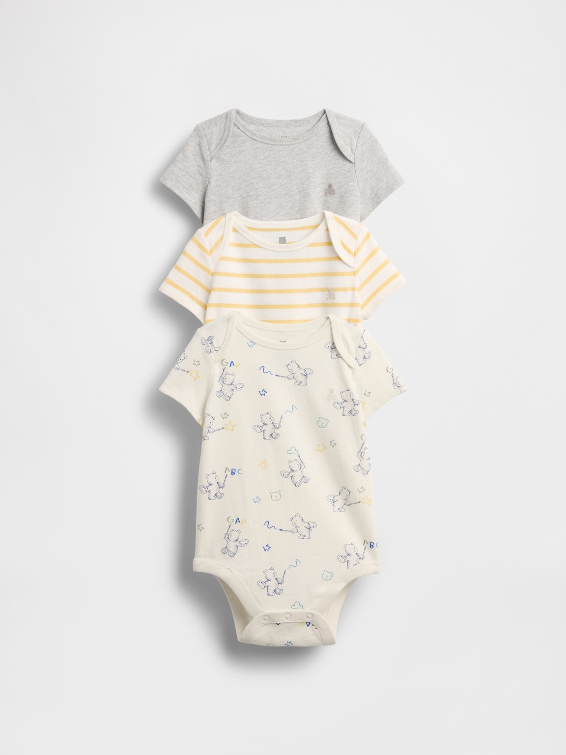 Baby First Favorites Organic Cotton Bodysuit (3-Pack)