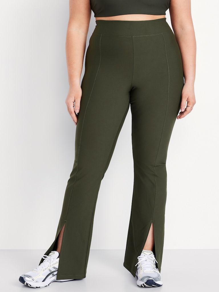 Extra High-Waisted PowerSoft Split-Flare Leggings