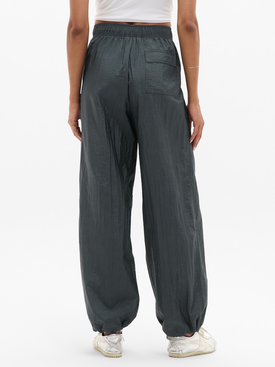 Lunar Sheen Utility Mid Rise Pant
