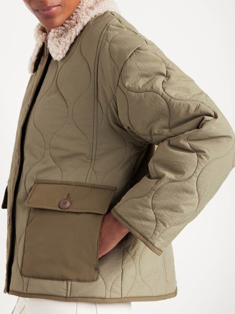 Quilted Nylon Jacket