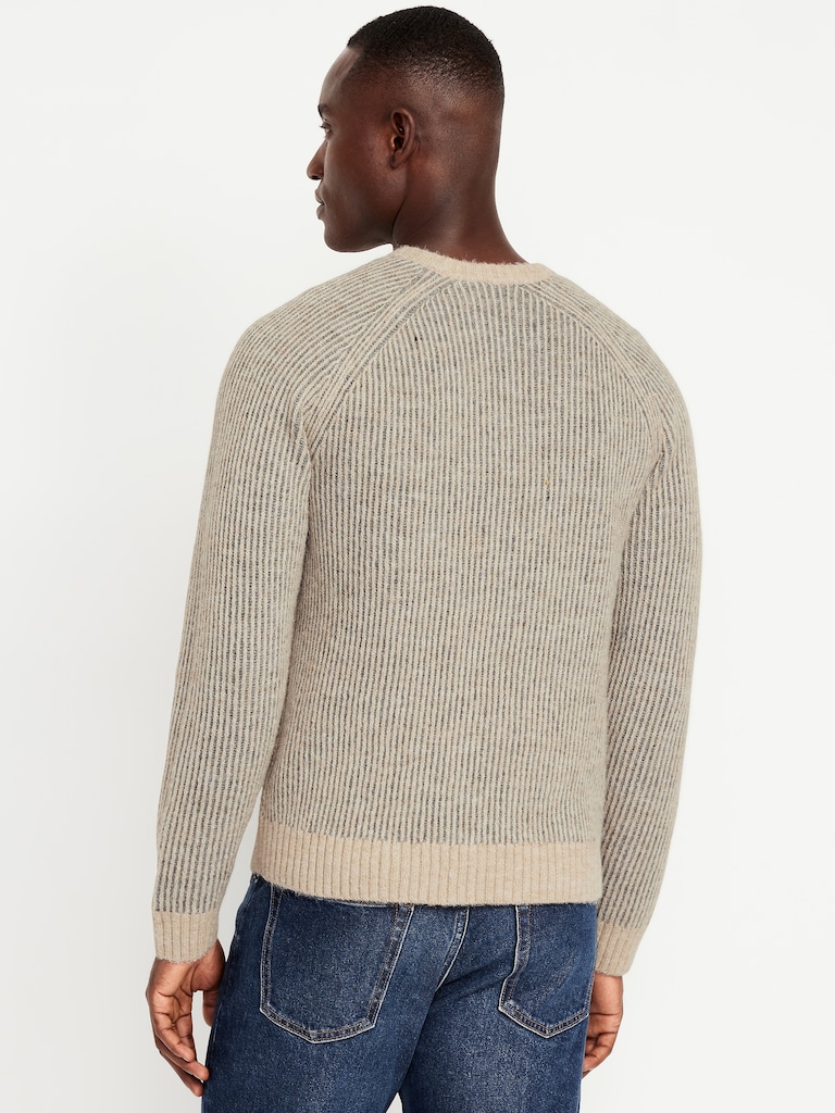 Wool-Blend Crew-Neck Sweater