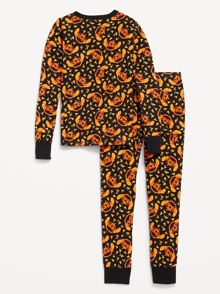 Disney© Halloween Stitch Gender-Neutral Snug-Fit Graphic Pajama Set for Kids