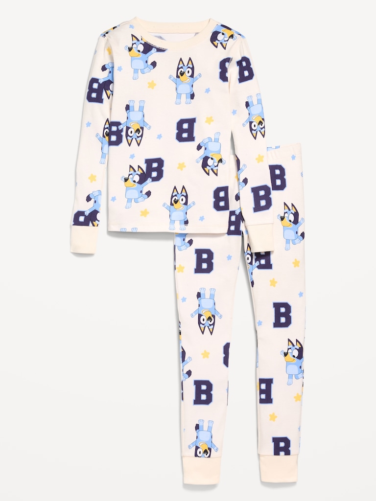 Bluey™ Gender-Neutral Snug-Fit Graphic Pajama Set for Kids