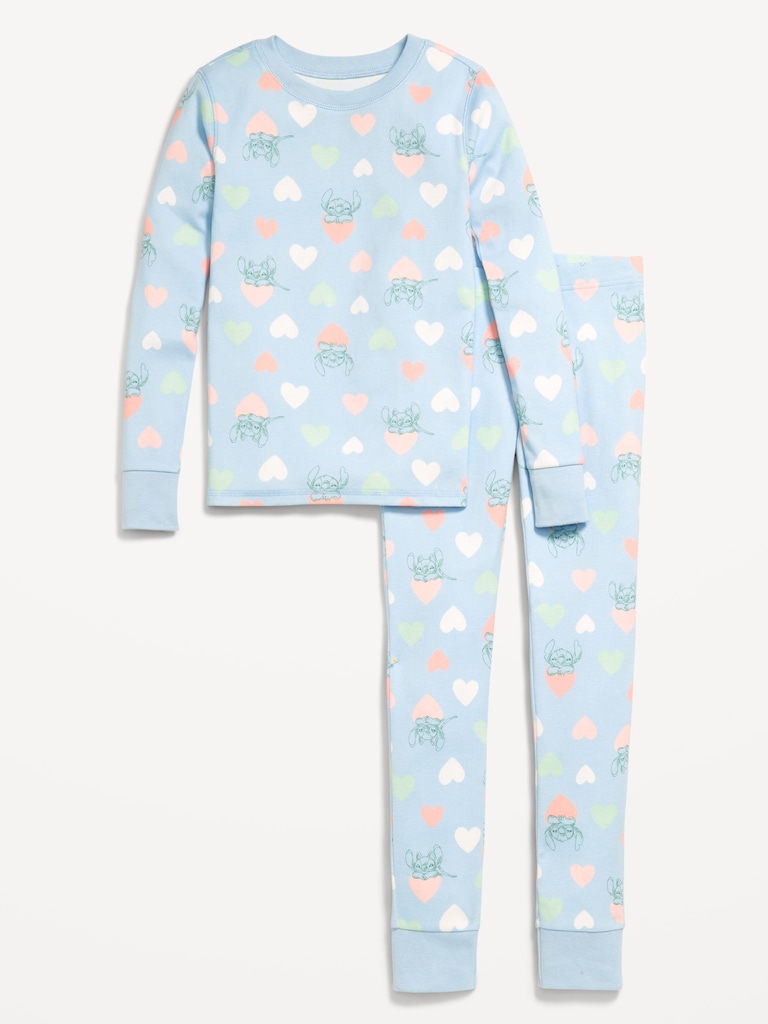 Disney© Lilo & Stitch Snug-Fit Graphic Pajama Set for Girls