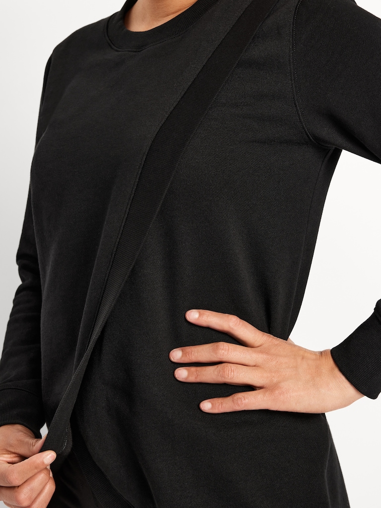 Maternity Cross-Front Nursing Tunic