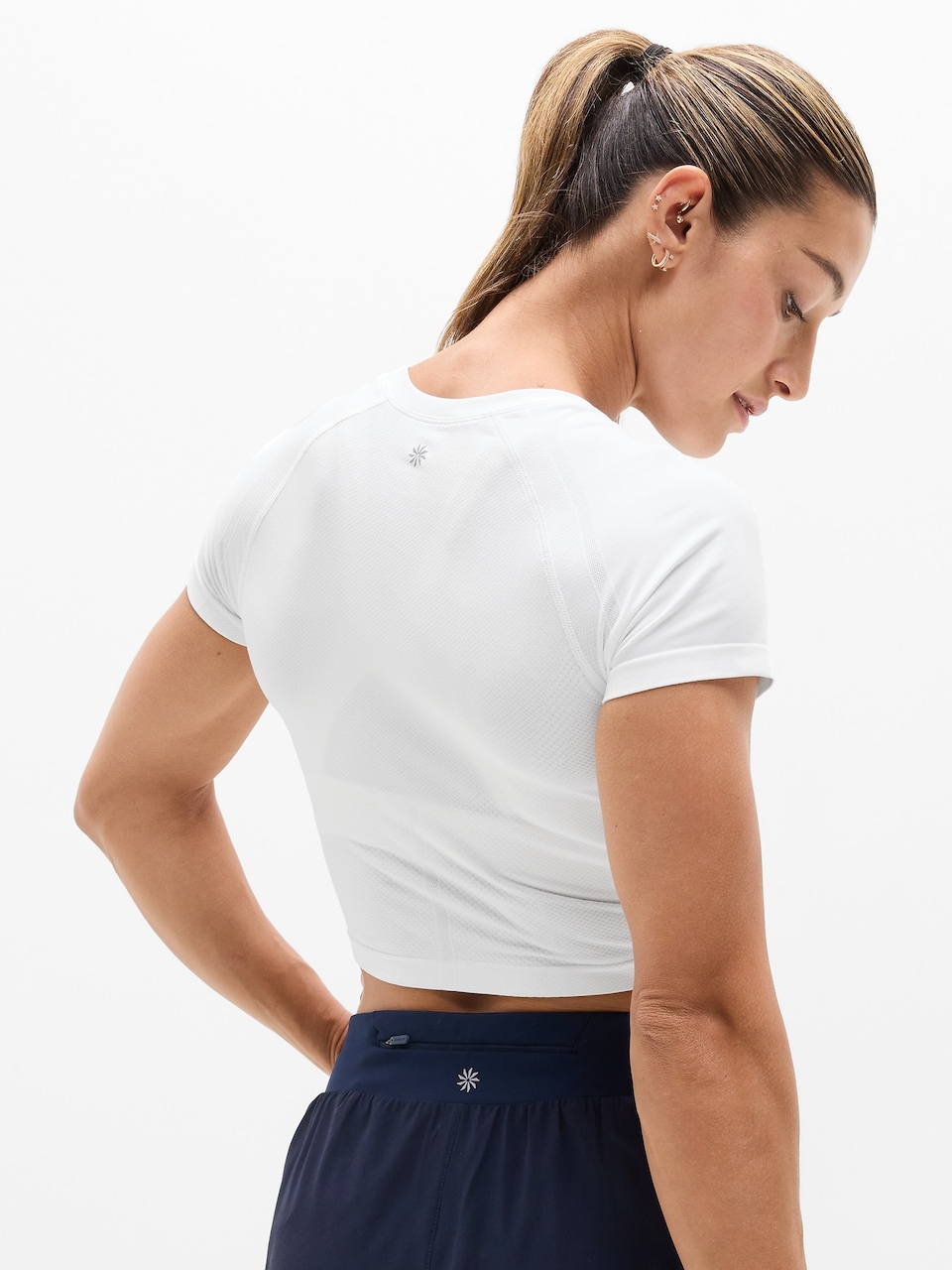 Momentum Flex Crop Tee