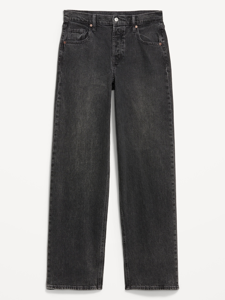 Low-Rise Slouchy Wide-Leg Jeans