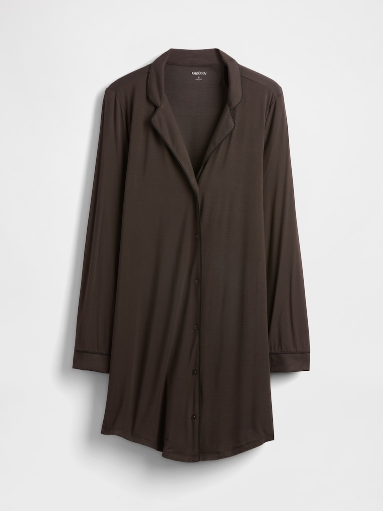 Softest Modal PJ Shirtdress