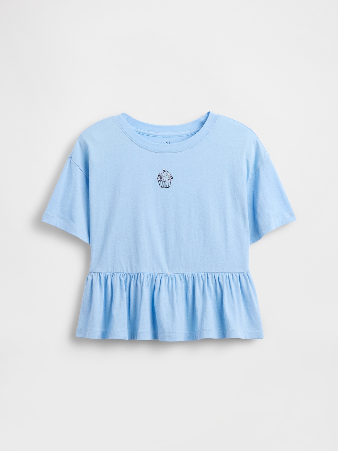 Kids Graphic Peplum T-Shirt