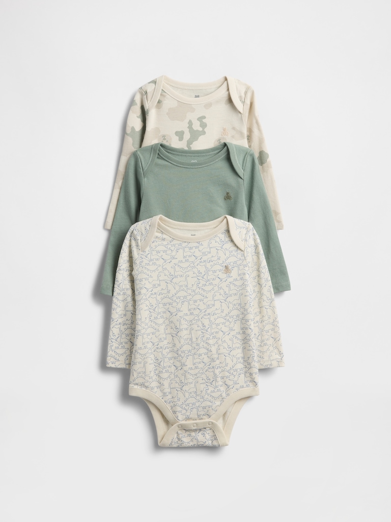 Baby First Favorites Organic Cotton Bodysuit (3-Pack)
