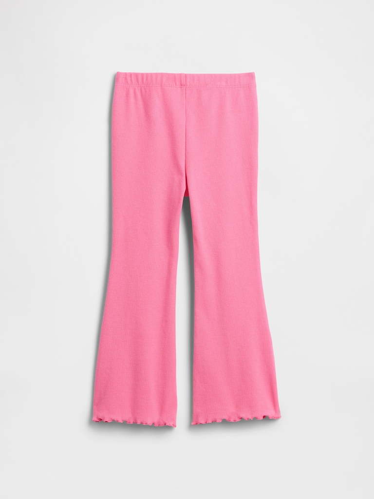 babyGap Ribbed Pull-On Print Flare Leggings