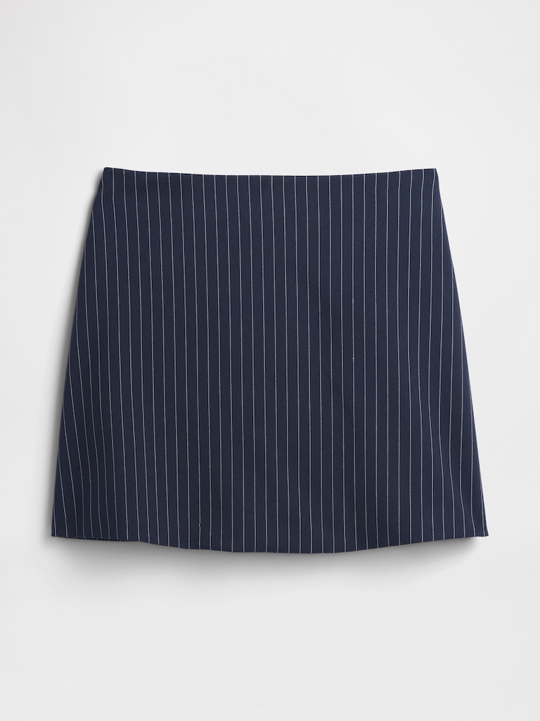 Recycled Pull-On Mini Skirt