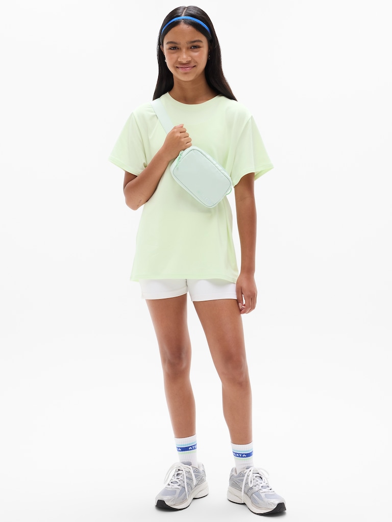 Athleta Girl Right Moves Bike Short Tee