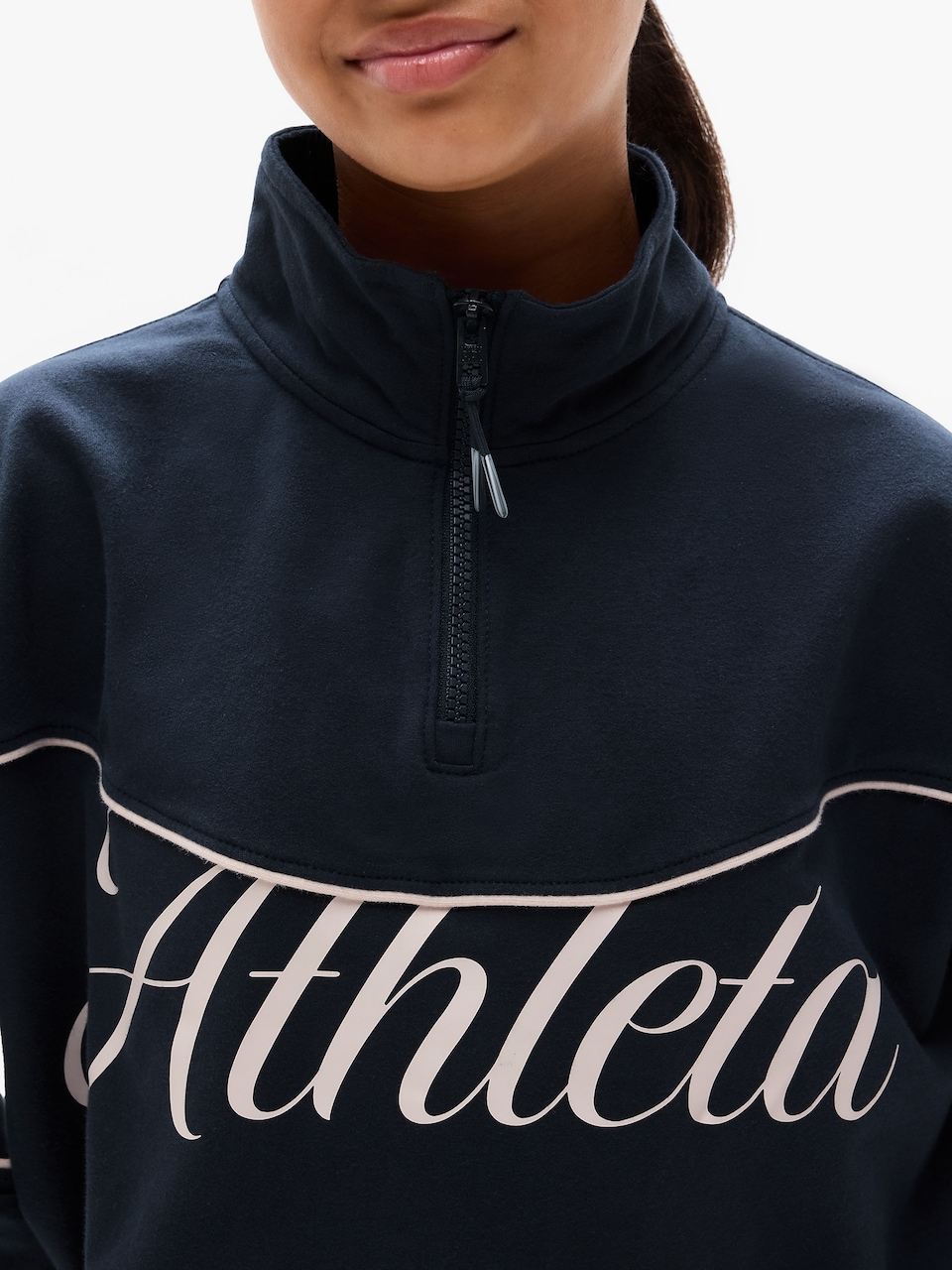 Athleta Girl School Vibes 1/4 Zip Sweatshirt