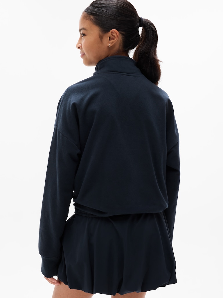 Athleta Girl School Vibes 1/4 Zip Sweatshirt