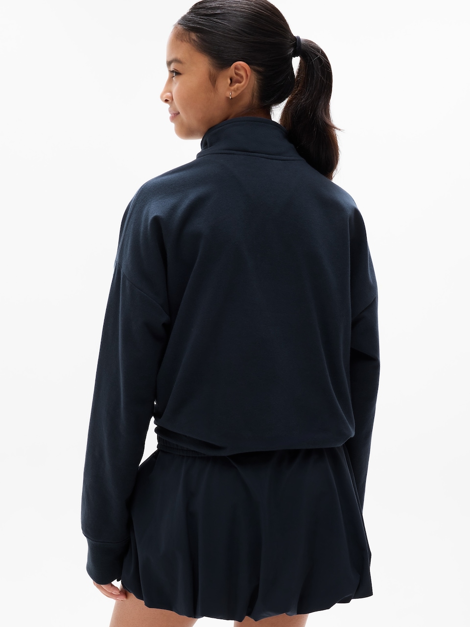 Athleta Girl School Vibes 1/4 Zip Sweatshirt