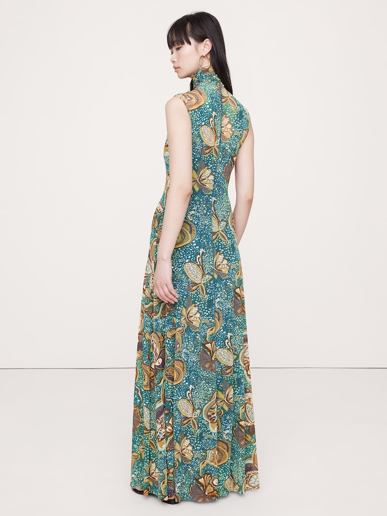 Mesh Maxi Dress