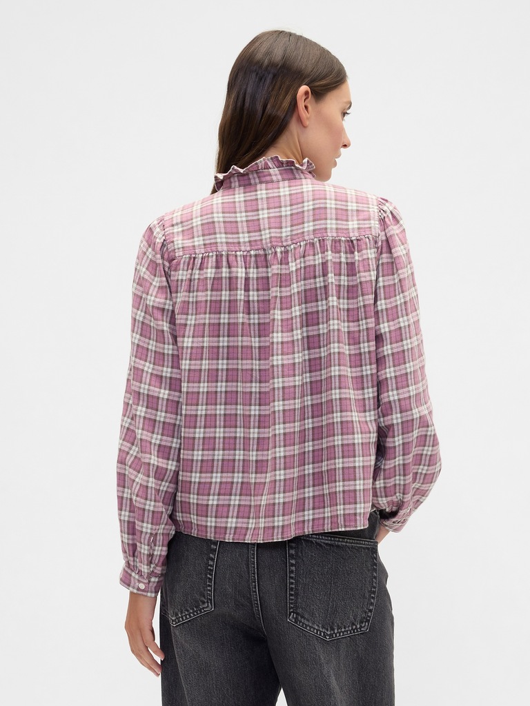 Oversized Ruffle Top