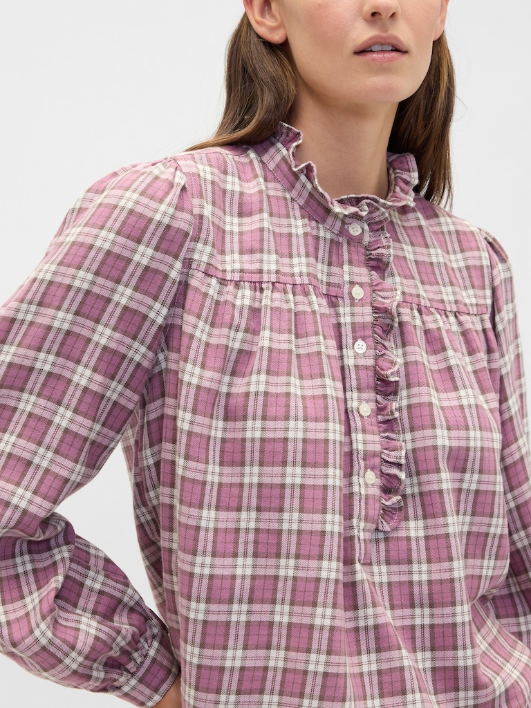 Oversized Ruffle Top