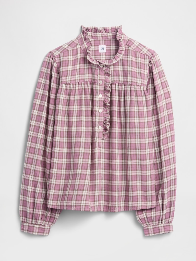 Oversized Ruffle Top