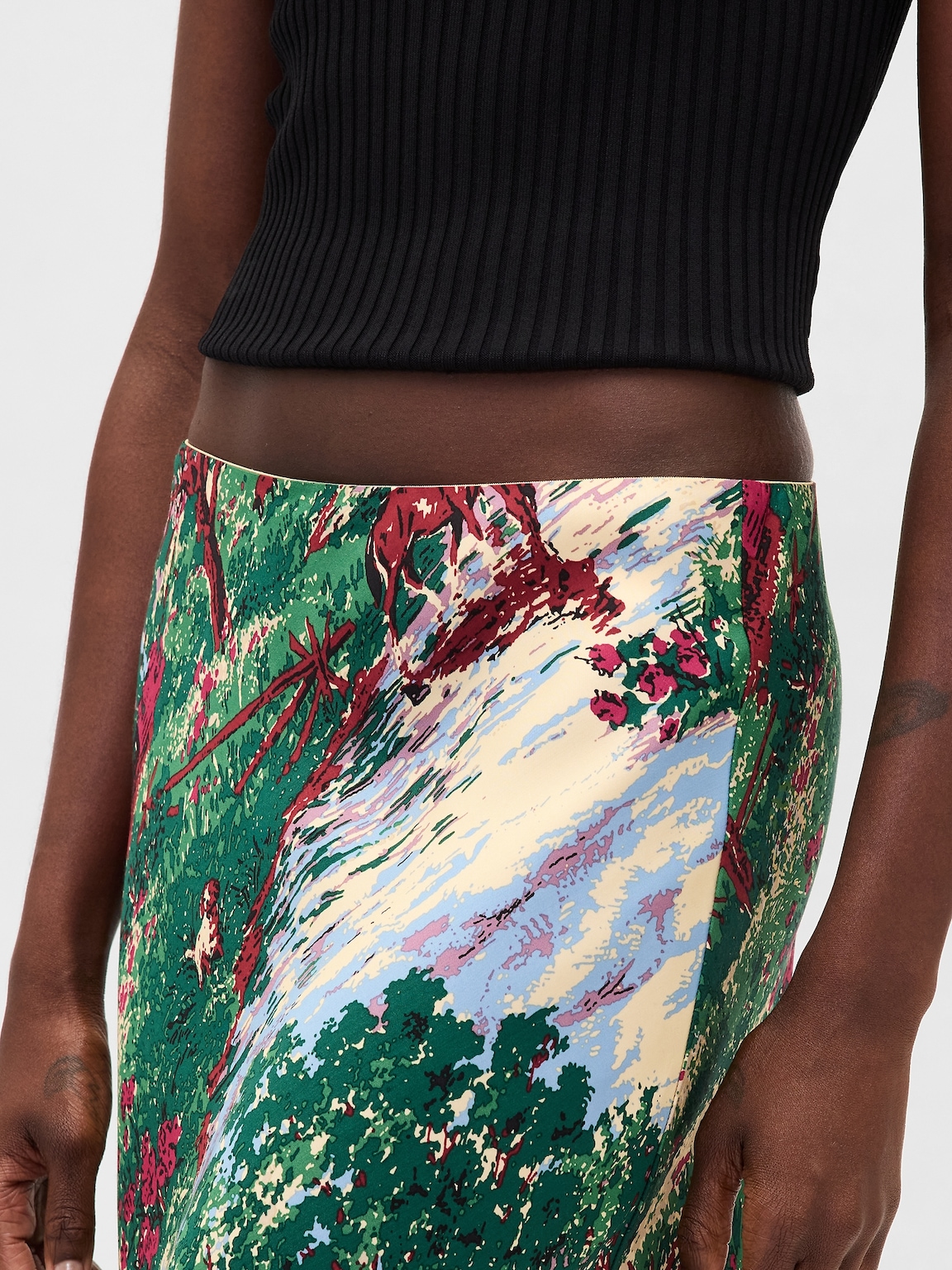 Maxi Slip Skirt