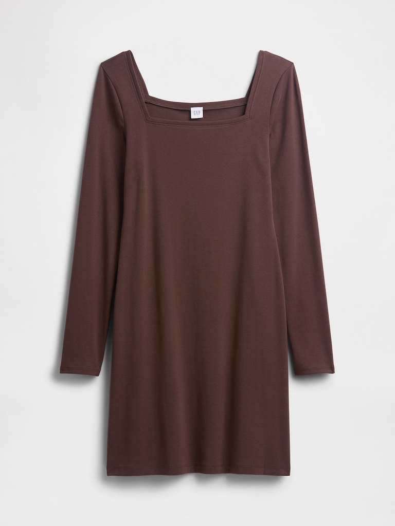 Squareneck Mini Dress