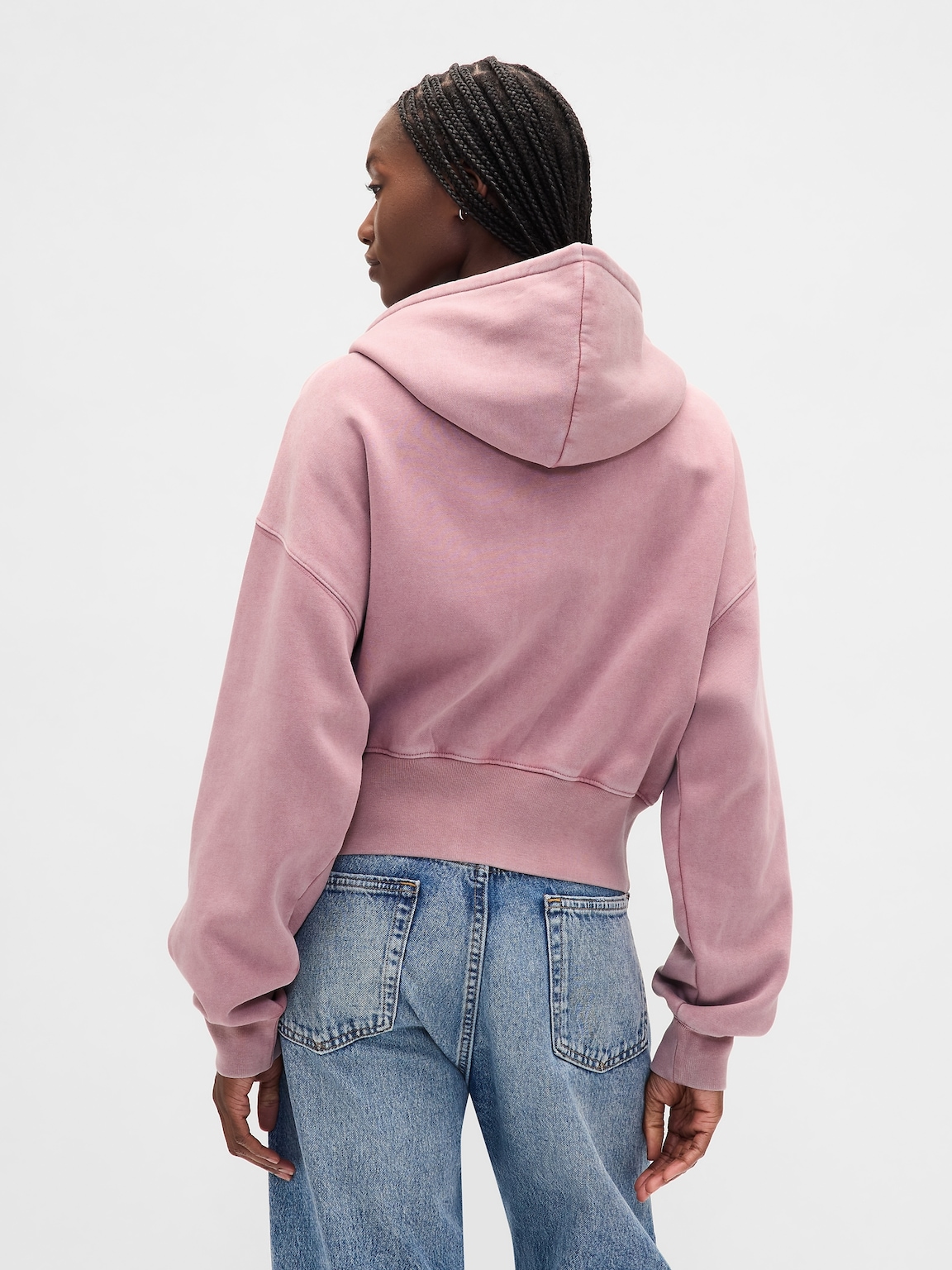 VintageSoft Full-Zip Wedge Hoodie