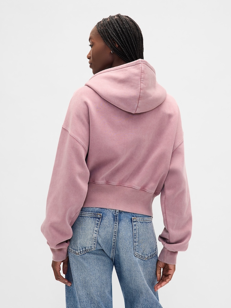 VintageSoft Full-Zip Wedge Hoodie