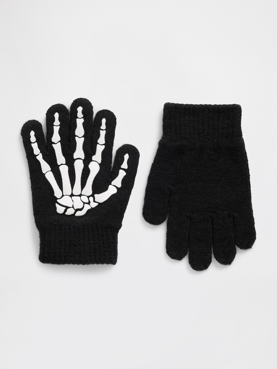 Toddler Halloween Skeleton Gloves