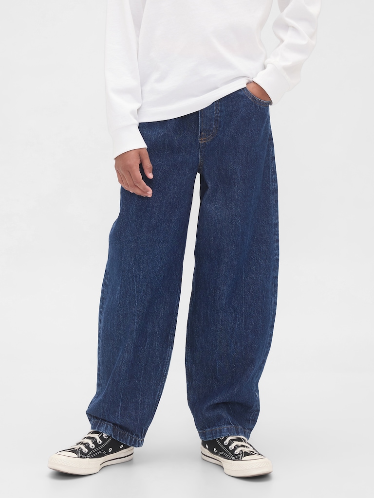 Kids Easy Baggy Barrel Jeans