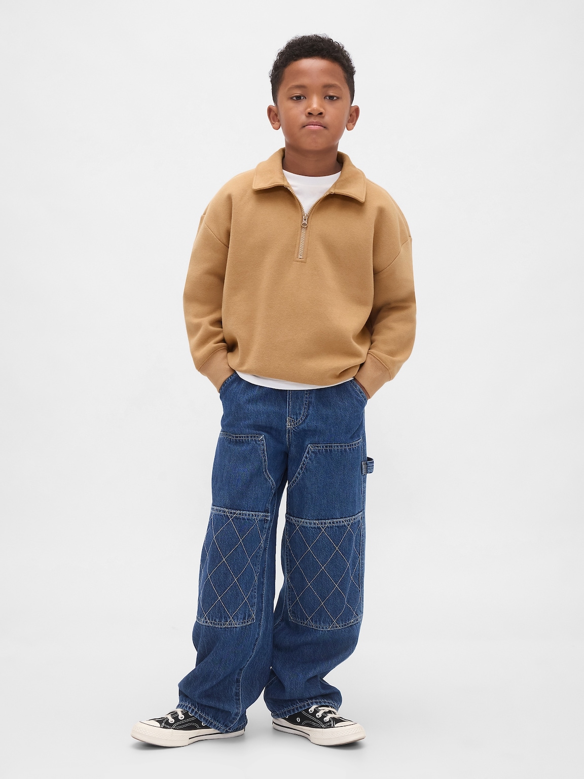 Kids VintageSoft Quarter-Zip Pullover