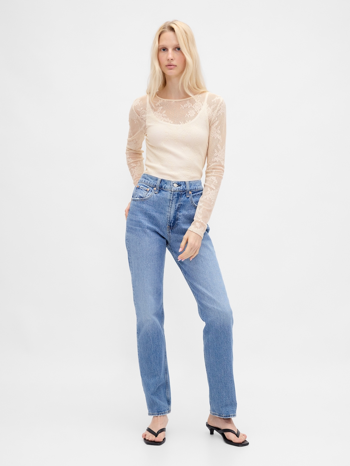 Sheer Lace Top