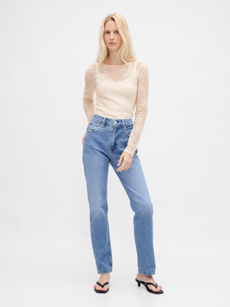 Sheer Lace Top