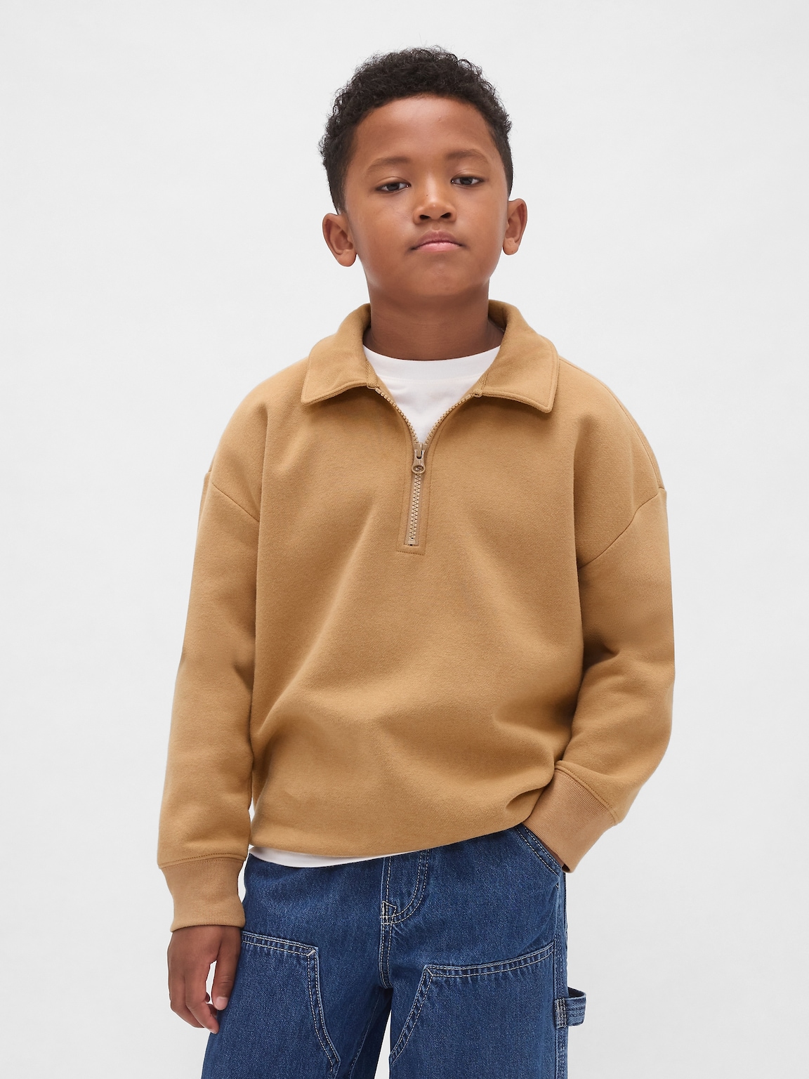 Kids VintageSoft Quarter-Zip Pullover