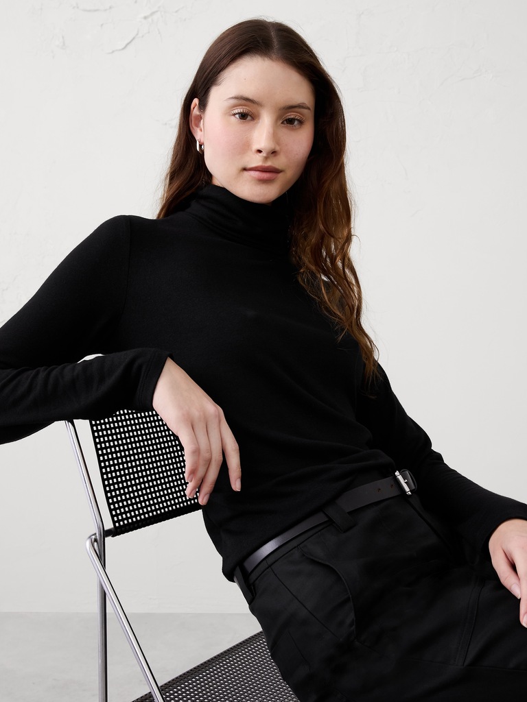 Soft Luxe Turtleneck Top