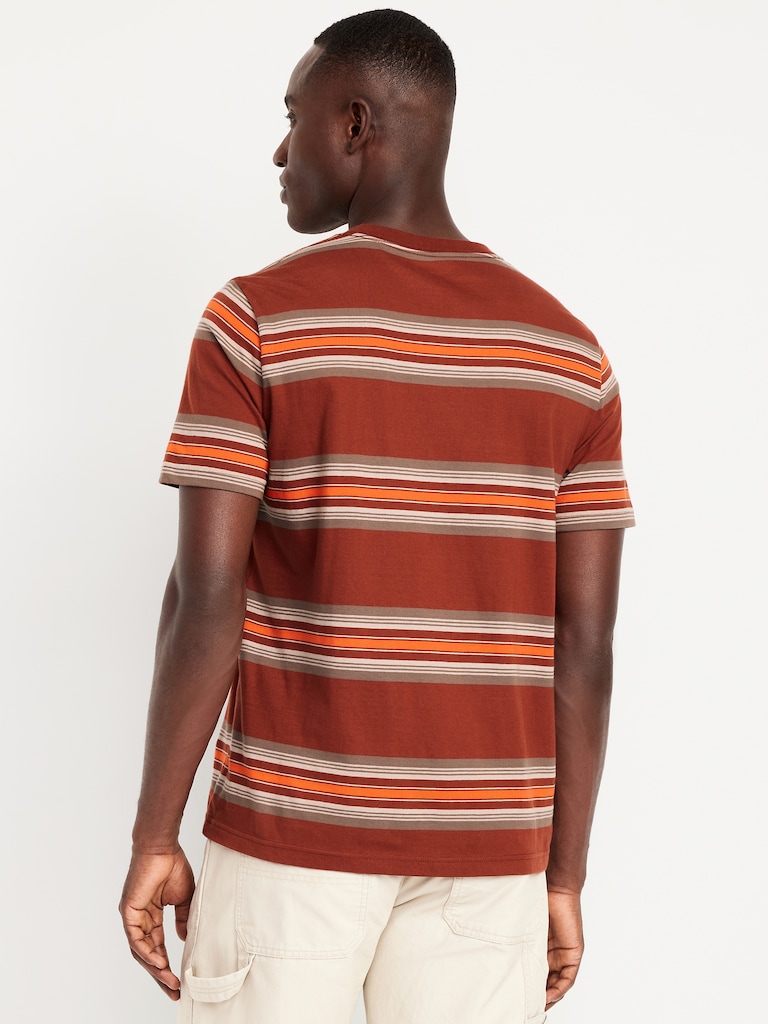 Crew-Neck Striped T-Shirt