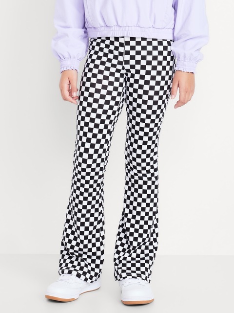 High-Waisted Flared Leggings for Girls
