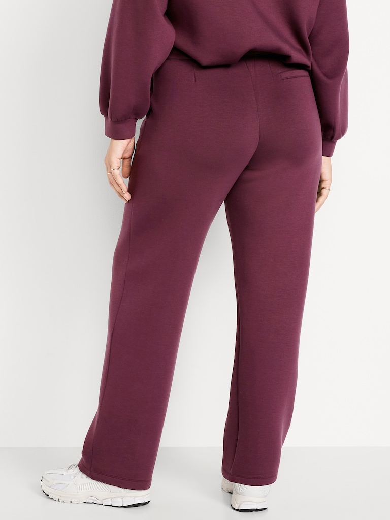 High-Waisted Bounce Fleece Trouser Sweatpants
