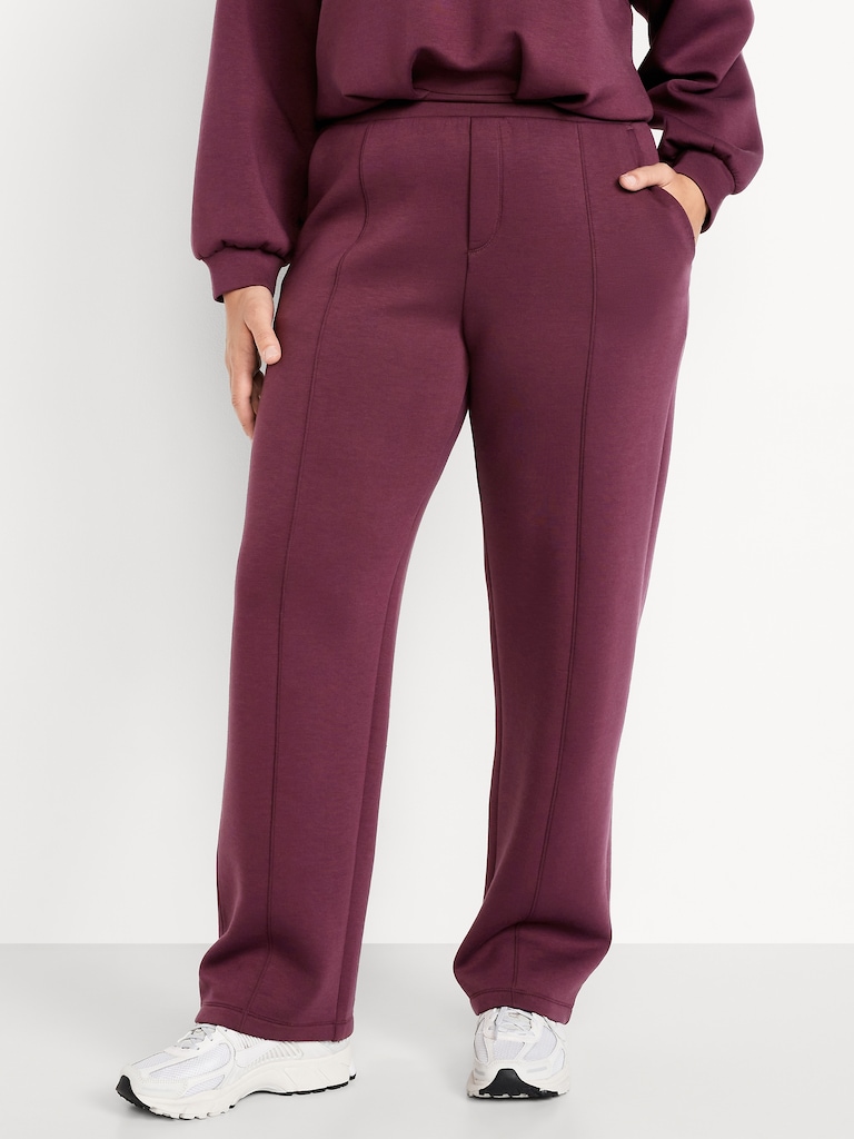 High-Waisted Bounce Fleece Trouser Sweatpants