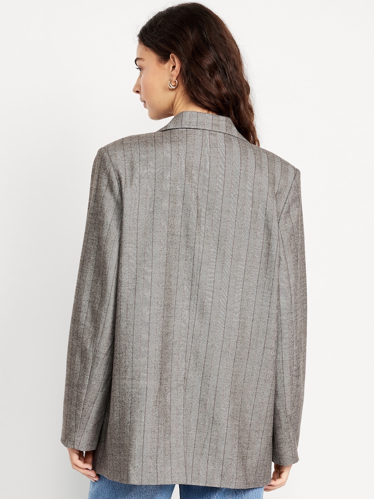 Oversized Double-Breasted Blazer