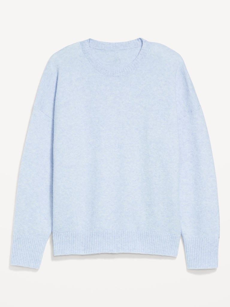 Cozy Wool-Blend Crew-Neck Sweater