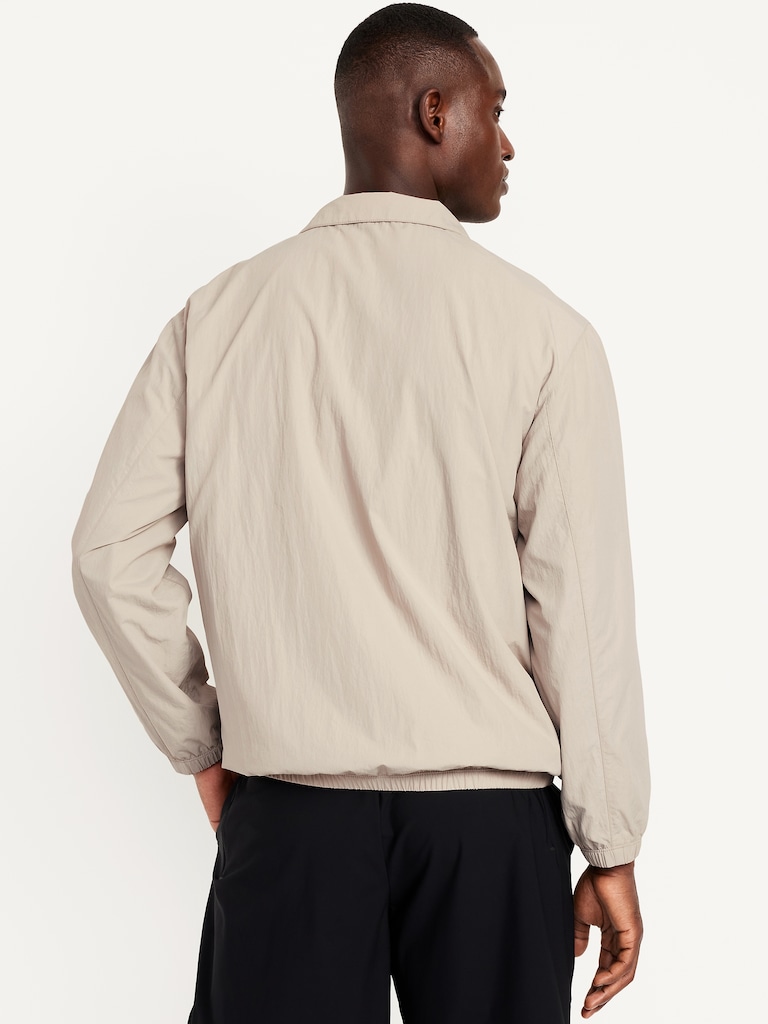 Dynamic Woven Quarter-Zip Windbreaker