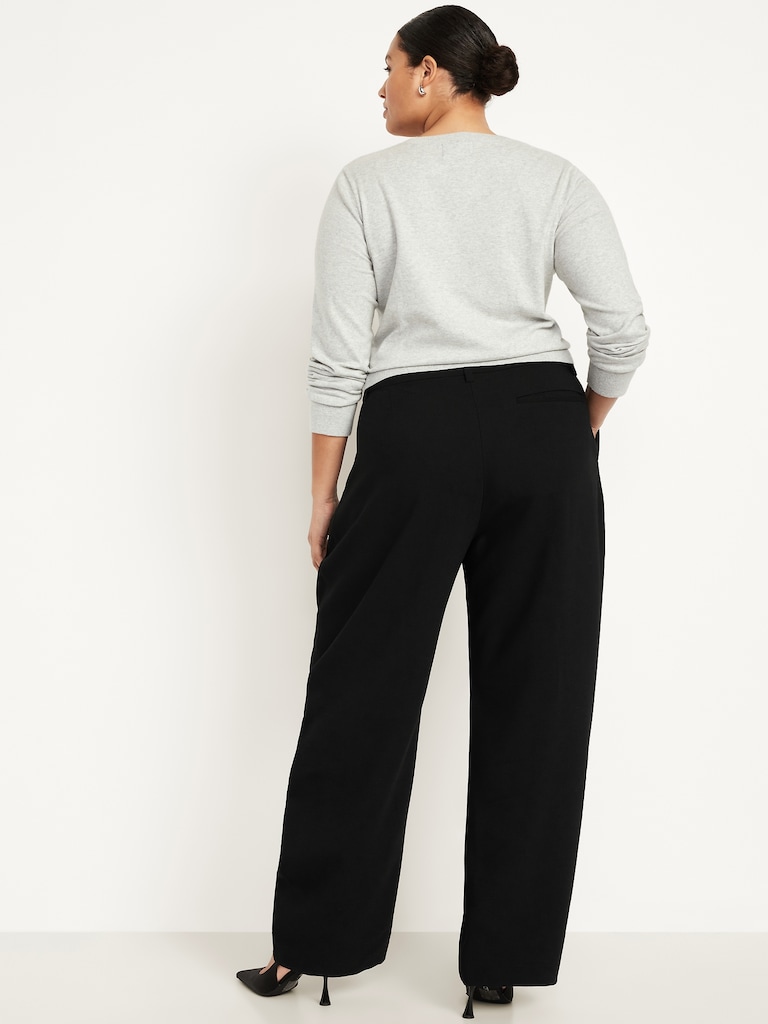 High-Waisted Taylor Barrel Ankle Pants