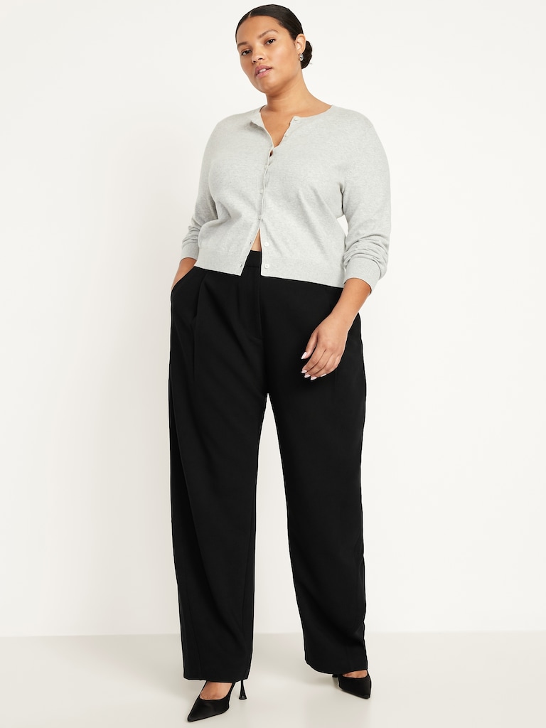 High-Waisted Taylor Barrel Ankle Pants