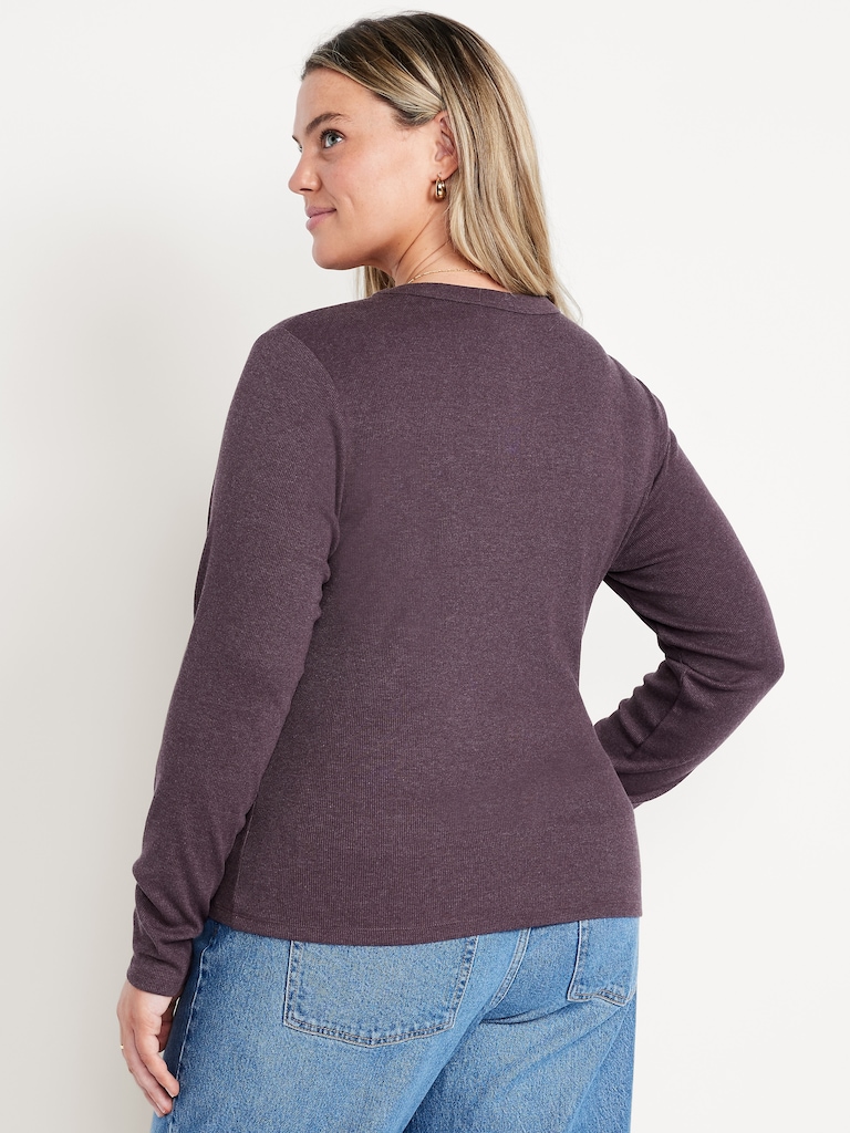 Snug Long-Sleeve Crew-Neck T-Shirt